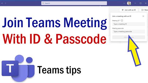 join teams meeting with meeting id