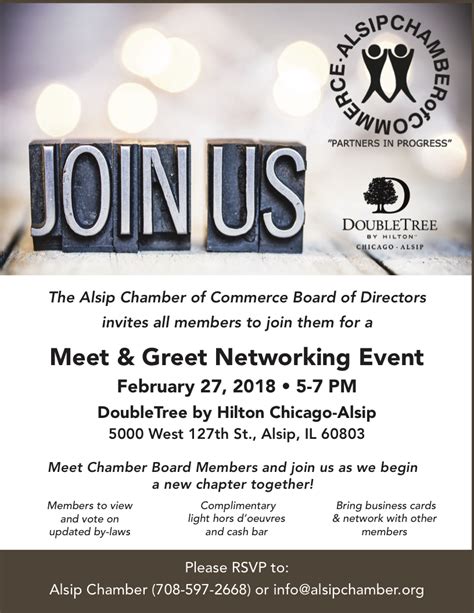 join us for a meeting flyer