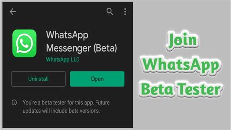 join whatsapp beta tester google play
