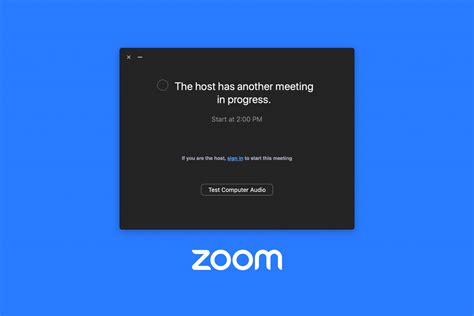 join zoom meeting already in progress