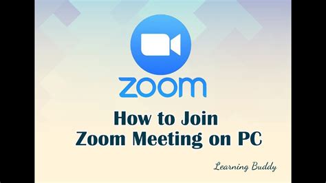 join zoom meeting on pc