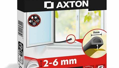 Joint porte et fenêtre AXTON noir, 1 à 7mm x 10m Leroy