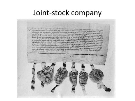 joint stock companies definition apush