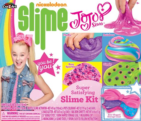 jojo siwa slime mixing video