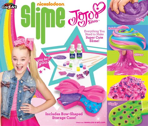 jojo siwa slime mixing videos