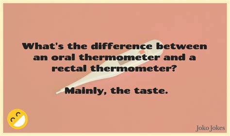 Joke About Thermometer