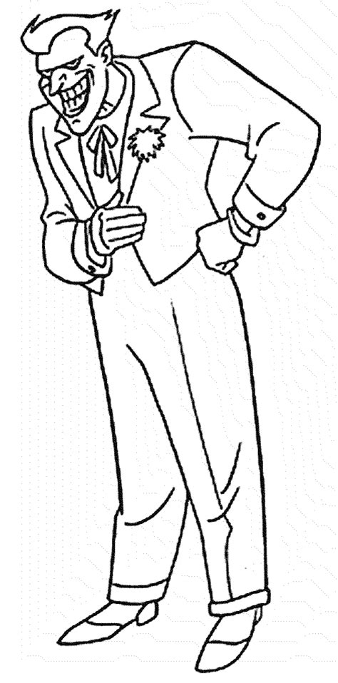 Joker Cartoon Coloring Pages: A Fun Activity For Kids And Adults