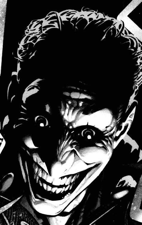 joker in black and white