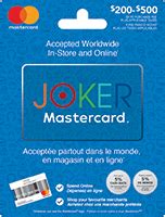 joker master gift card balance check