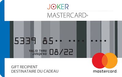 joker mastercard gift card balance