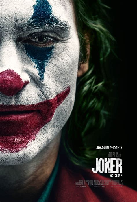 joker movie poster 2019