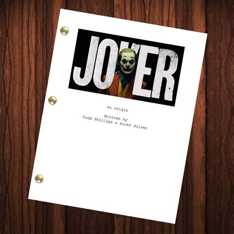 joker movie script pdf