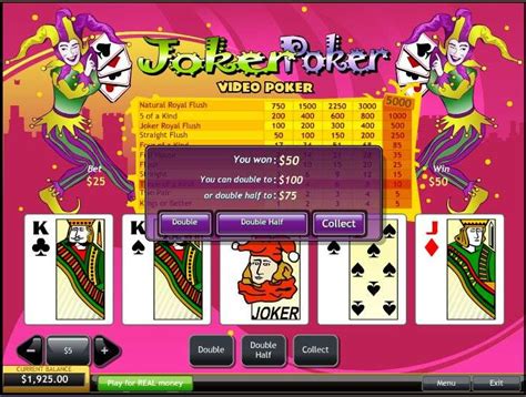joker poker video game online