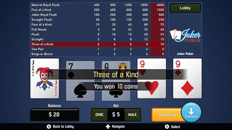 joker poker video game tips