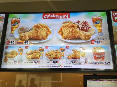 jollibee menu prices philippines 2023