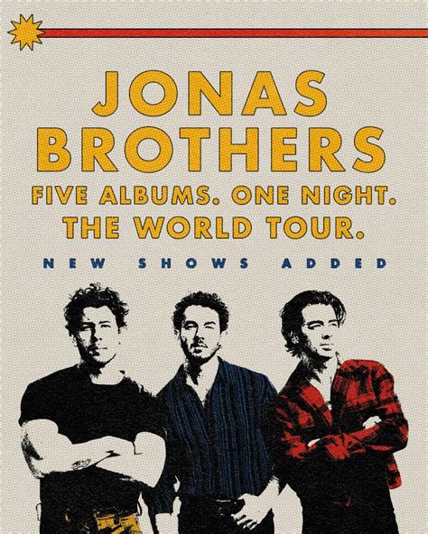 jonas brothers five albums tour