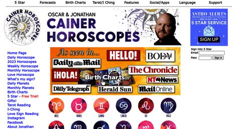 Jonathan Cainer Daily Horoscopes