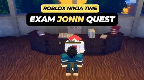 jonin exam answers ninja time roblox