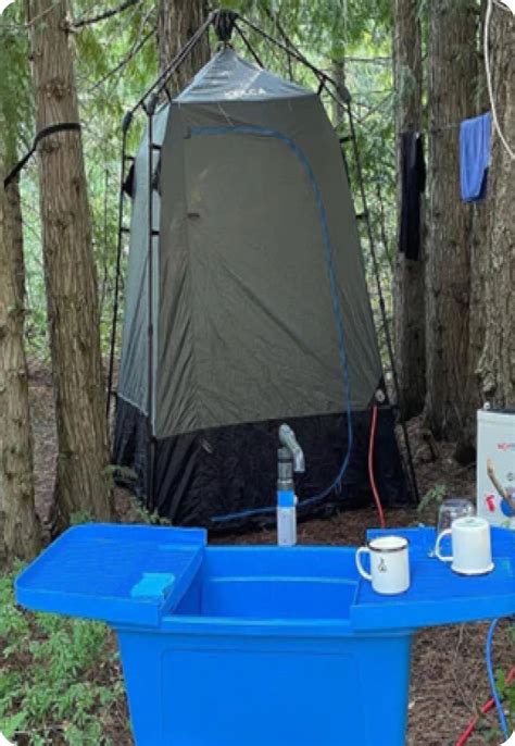 Joolca Shower Tent Setup
