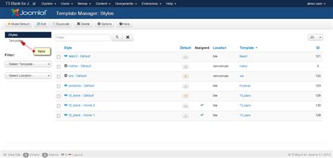 Joomla Template Name Change