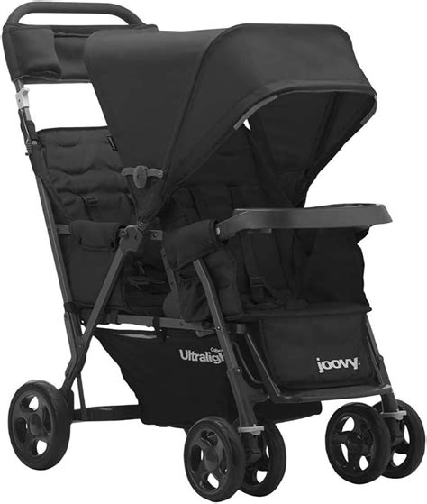 joovy caboose too ultralight graphite stand on tandem stroller black