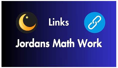 Jordan S Math Work