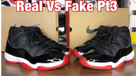 Jordan 11 Breds Fake Vs Original