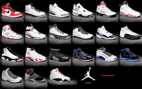 jordan all number shoes