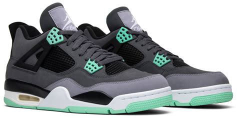 jordan retro 4 green glow