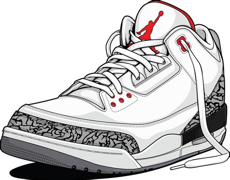 jordan shoe drawings outline