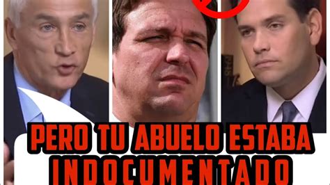 Jorge Ramos Interview With Desantis