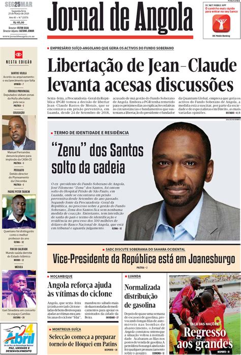 jornal nacional de angola