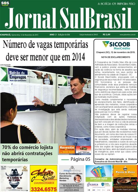 jornal o sul do brasil