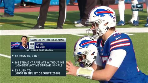 josh allen yards today