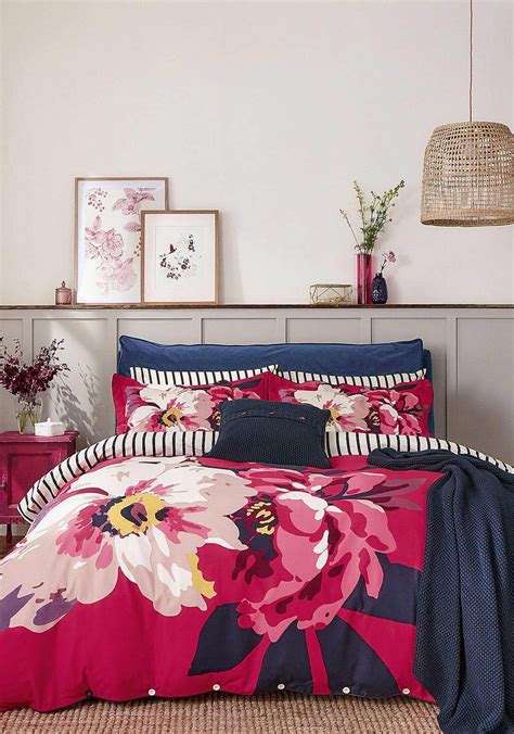 Joules Raspberry Bedding