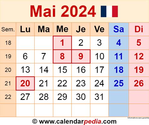 jour férié en mai 2024 belgique