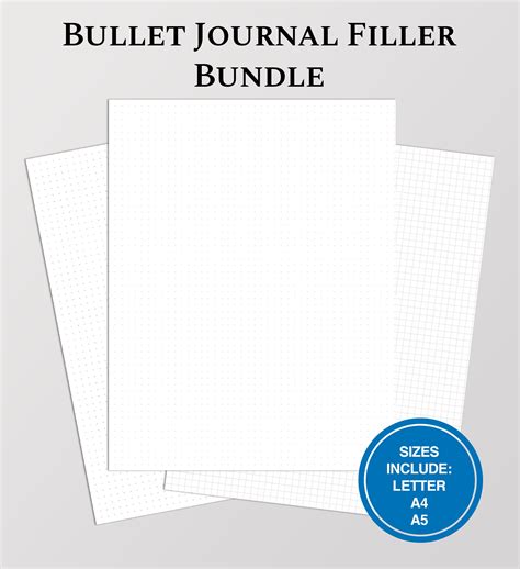 Journal Filler Paper
