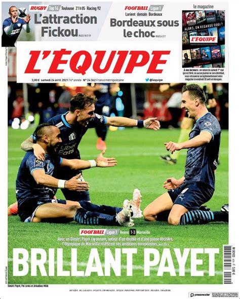 journal l'equipe foot