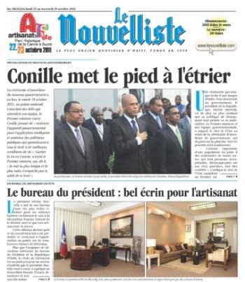 journal le nouvelliste haiti