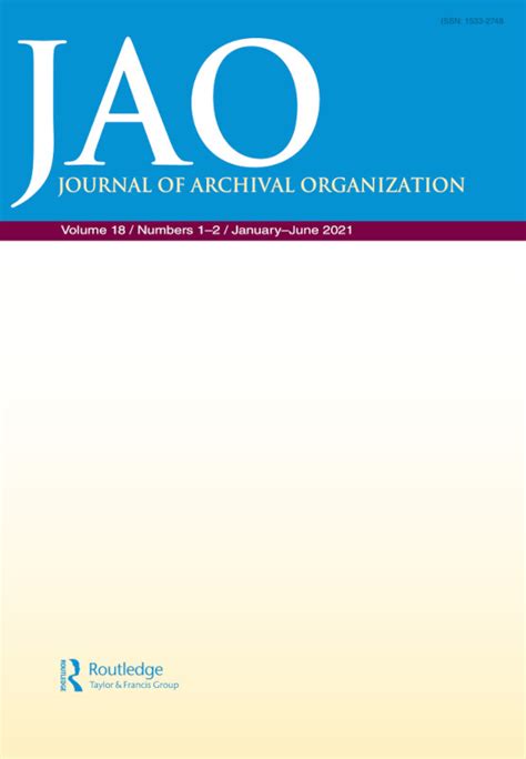 journal of archival organization