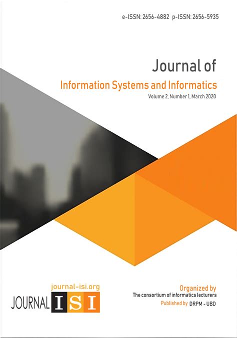 Journal Of Information Systems And Informatics