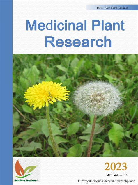 journal of medicinal plants research