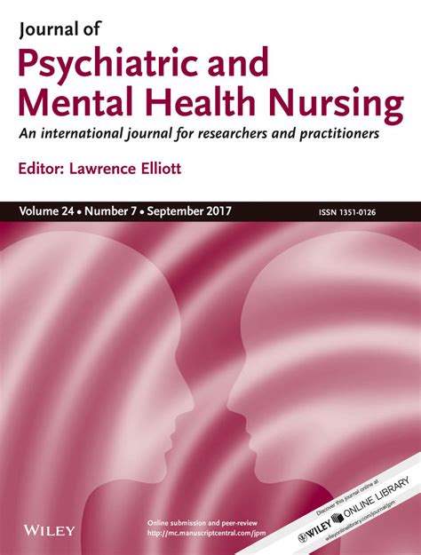 journal of psychiatric and mental health nursing