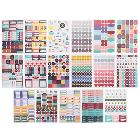 Journal Planner Stickers Sheets