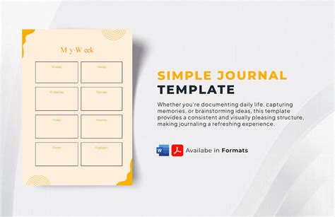 Journal Template Sample