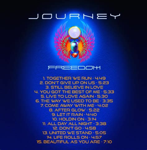 journey freedom tour 2022 setlist