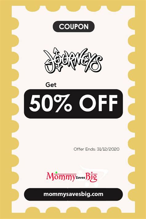 [Journeys] Journeys one time use coupons Forums