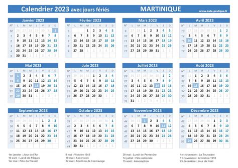 jours fériés martinique 2024