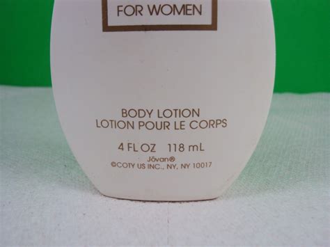 jovan musk body lotion for women