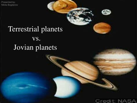 jovian vs terrestrial planets